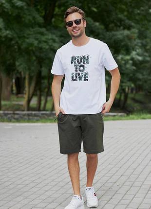 Футболка мужская run to live