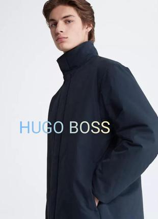 Легка класична подовжена куртка плащ hugo boss 52-58 пог 66 см***