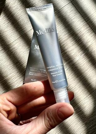 Medik8 crystal retinal ceramide eye serum 💎 розгладжуючий та зміцнюючи ліфтинг-крем для шкіри навколо очей з ретинолом і керамідами