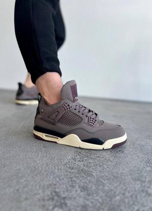 Мужские кроссовки nike air jordan 4 retro a ma maniere violet ore джордан