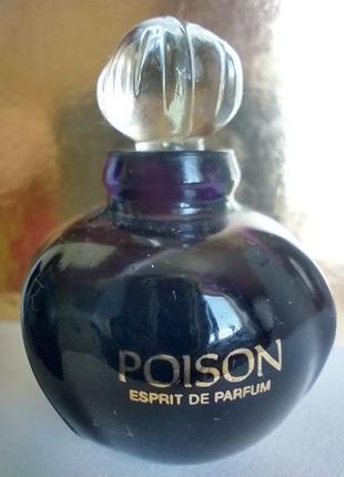Винтажная миниатюра poison esprit de parfum christian dior