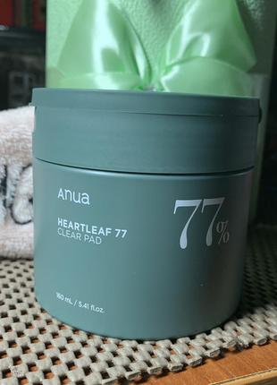Anua heartleaf 77% тонер-пади