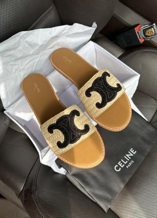 Шлепанцы celine