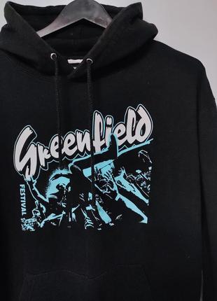 Худи кофта мужская черная man, размер l