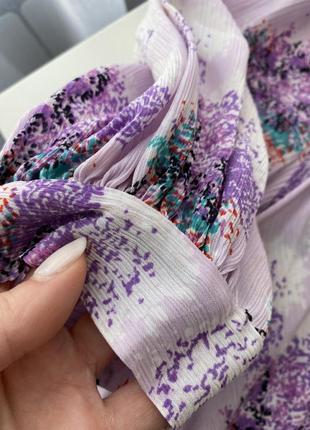 Винтажное платье в цветы миди