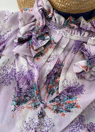 Винтажное платье в цветы миди