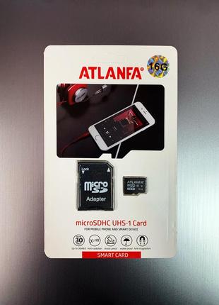 Карта памяти atlanfa 16gb class 10