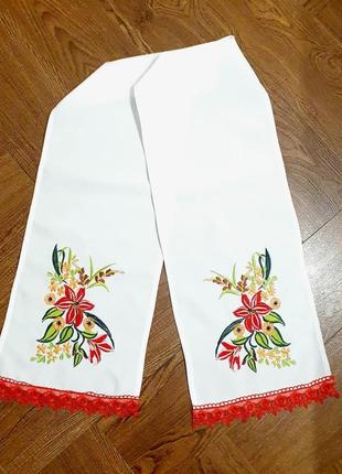 Вишитий рушник гладдю