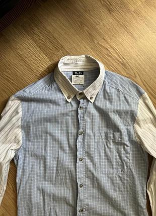 Рубашка котон хлопок dg dolce & gabanna оригинал размер m без дефектов