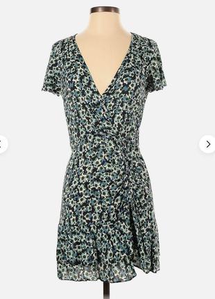 Красивое платье zara вискоза цветы