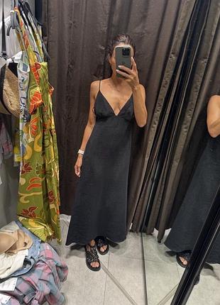Платье длинное сарафан zara оригинал