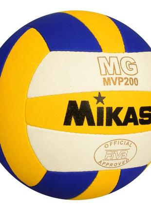 М'яч волейбольний 1160ab офіц.розмір, пу, 2шари, ручна робота, 18панелей, 260-280г., 2види, кул.