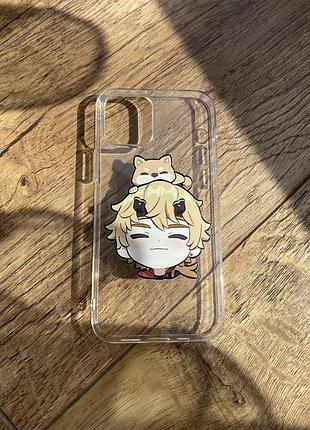 Чехол на iphone 12/12pro genshin impact thoma