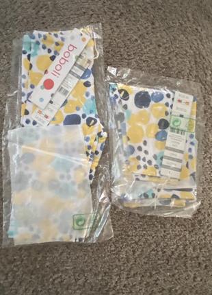 Летний костюм песочник george футболка шорти лосины капри боболи на новорожденную девочку 1-2-3-4 мес4 фото