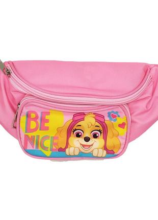 Kr сумка дитяча на пояс "paw patrol" pl8212 (рожевий)