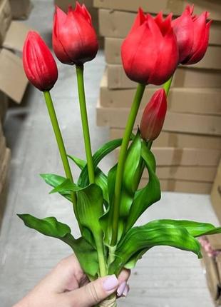 Гелевые тюльпаны букет2 фото