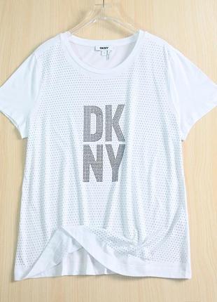 Футболка жіноча dkny біла чорна