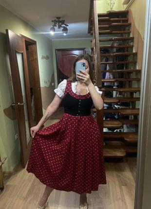 Винтажный баварский сарафан