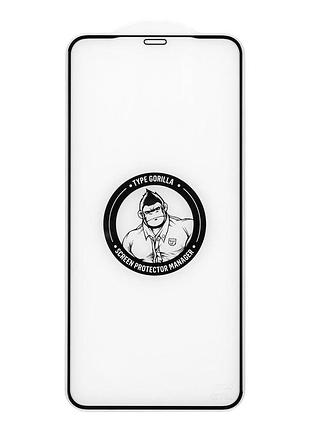 Защитное стекло blueo type gorilla 2.5d full transparent hd glass iphone 15 pro max