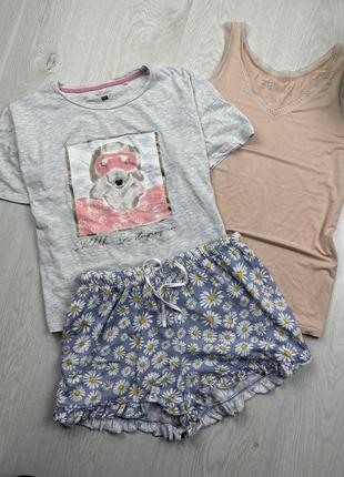 Шорти в ромашку blue motion шорти для дому