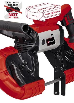 Пила ленточная аккумуляторная einhell te-mb 18/127 li solo (4504216)