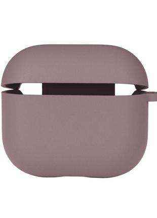 Чехол с микрофиброю silicone case airpods 3 blackcurrant