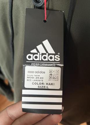 Спортивний костюм adidas хакі4 фото