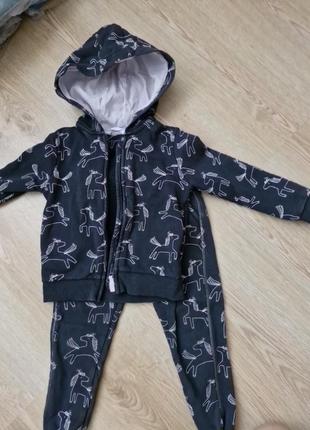 Костюм тепленький для дівчинки m&s