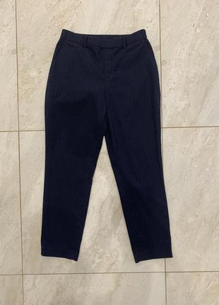 Синие брюки брюки женские uniqlo