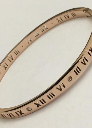 Гиппоалергенный позолоченный браслет из медицинской стали (stainless steel)