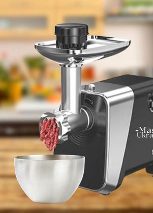 Электрическая мощная мясорубка dsp для дома 1600w с реверсом km-5034