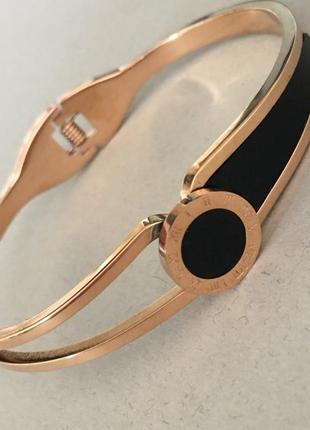 Гіпоалергенний позолочений браслет з медичної сталі (stainless steel)
