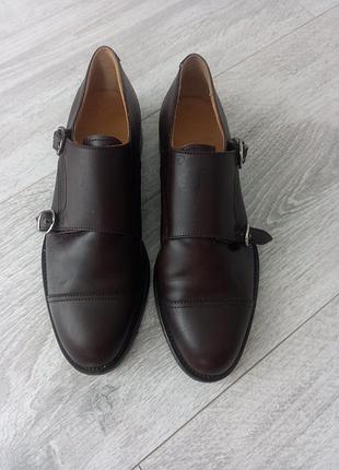 Оригінальні туфлі лофери монкі bally italy