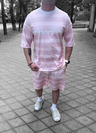 Літній чоловічий спортивний костюм з написом