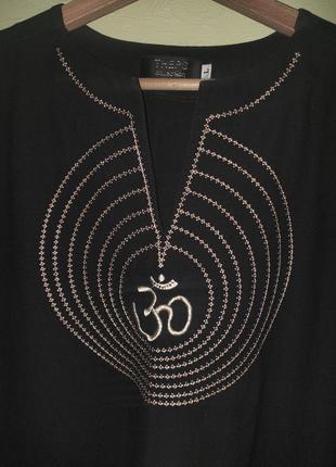 Рубашка мужская в восточном стиле буддизм аум