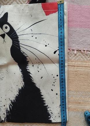 Сумка-шоппер с котиком, котомания