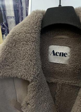 Коричнева дублянка acne3 фото