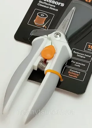 Ножницы fiskars для шитья softgrip micro-tip 16см