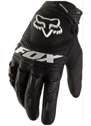 Мотоциклетные перчатки с защитой костяшек fox dirtpaw м черный