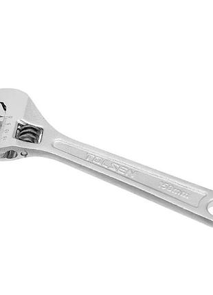 Ключ разводной 0-19 мм хромированный tolsen tools 150 мм