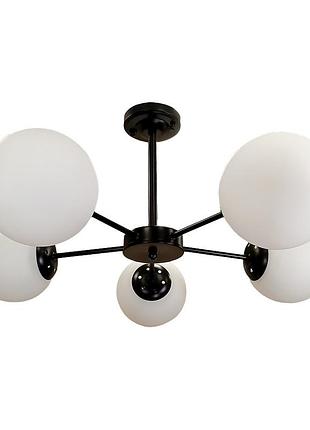 Люстра припотолочная 752f151-5 bk+wh