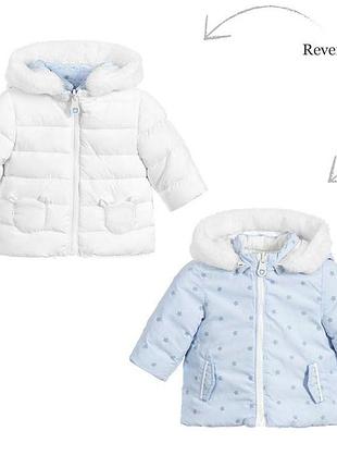 Двостороння куртка для дівчинки mayoral 75 см