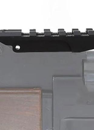 Планка вівера пікатіни(полімерна abs) на мушку целік ак