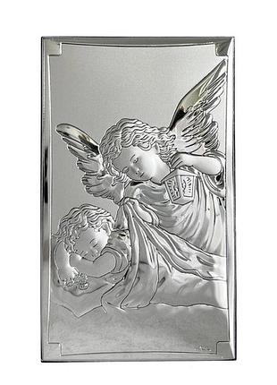 Серебряная икона ангел-хранитель (6,5 x 11 см) valentі 81378 3l