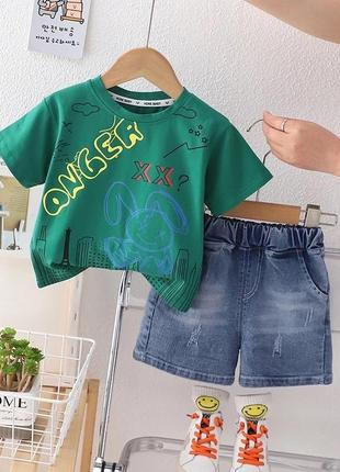 Летний костюм для мальчика3 фото