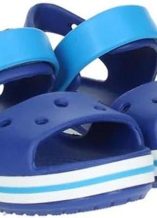 Crocs крокс детские босоножки сандалии bayaband sandal cerulean blue ocean ‎ 12856