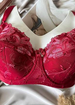 80-85-90-95-100е бюстгальтер повномірний на чашку е бордовий