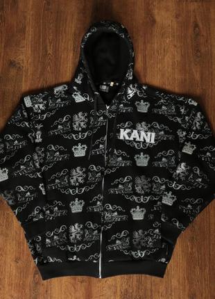 Мужской зип-худи karl kani vintage royal hoodie1 фото