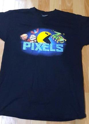 Футболка "pixels" the movie - pacman, s