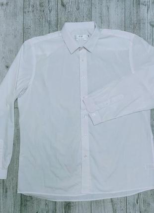 Рубашка мужская белая классическая f&amp;f
